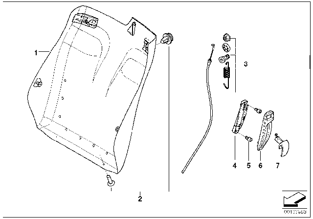 2006 BMW M6 Rear Panel, Right Diagram for 52108042530