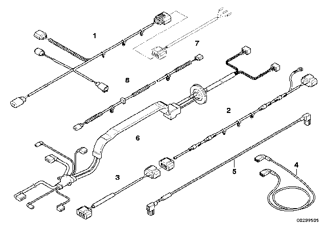 2008 BMW X5 Various Additional Wiring Sets Diagram 2