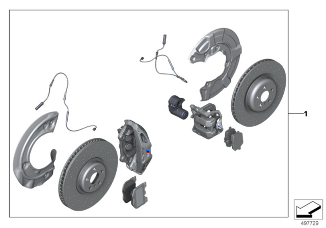 M Performance Brake Set, Front / Rear - 2020 BMW X5 M50i(G05)