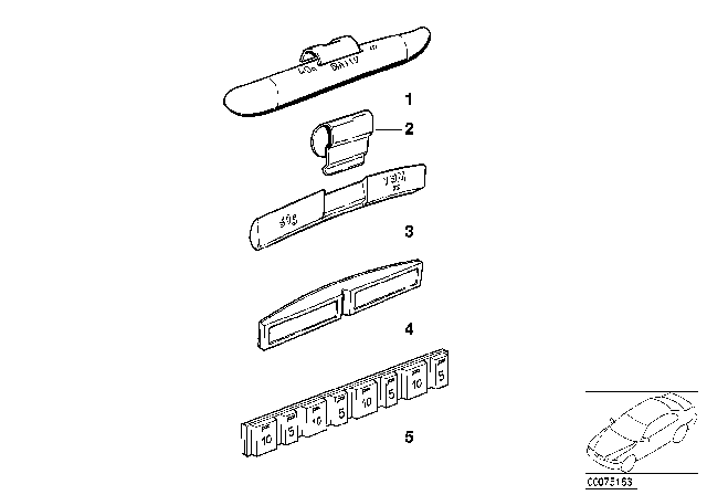 2005 BMW 325i Balance Weight Diagram 2