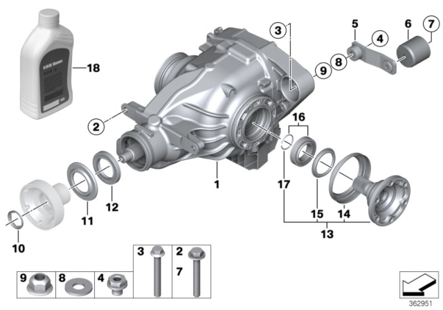 2011 BMW 1 Series M Lock Ring Diagram for 33141206439