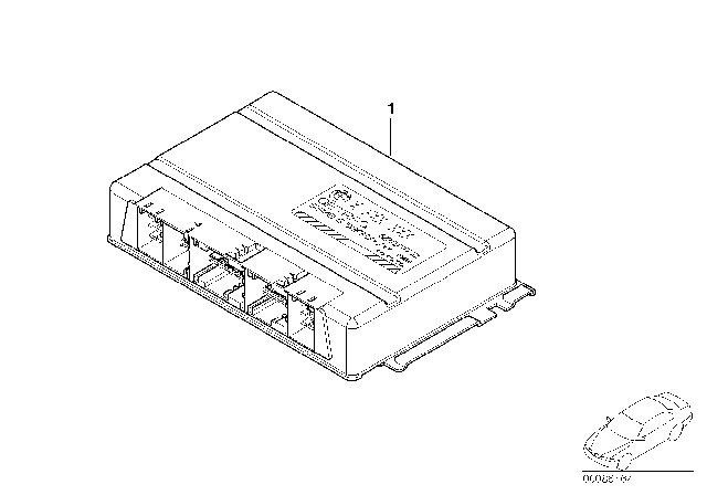 2003 BMW M3 Basic Control Unit SMG Diagram