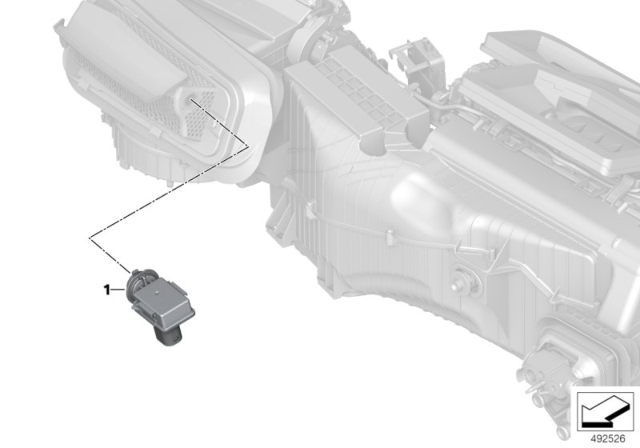 2019 BMW X7 Sensor F. Auc Diagram