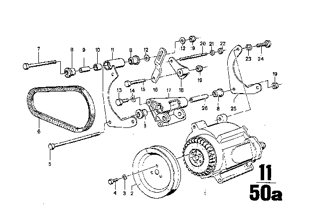 1976 BMW 3.0Si Emission Control Diagram 3