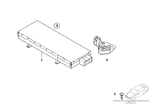 2006 BMW 760i Antenna Diagram