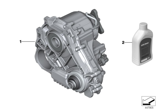 2020 BMW X5 Transfer Box ATC Diagram