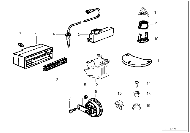 1997 BMW 328is On-Board Computer Diagram