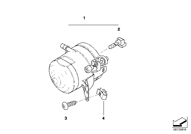 2006 BMW 325Ci Fog Lights Diagram 2