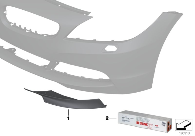 2009 BMW Z4 sDrive30i(E89) M Performance Attachment Parts Front Apron Diagram