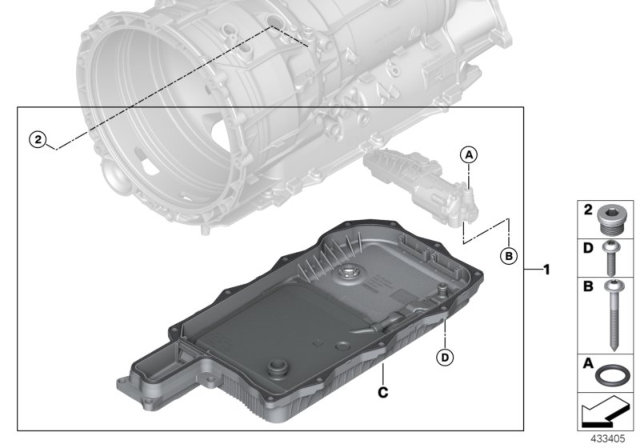 2018 BMW 530e O-Ring Oil Pump (GA8P75HZ) Diagram