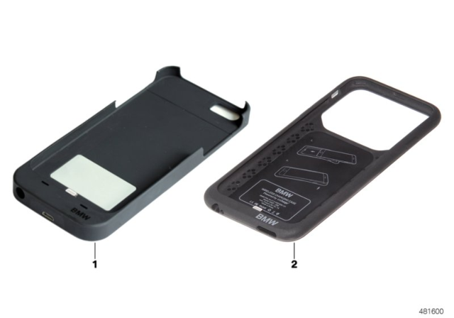 2019 BMW X5 Cover For Wireless Charging Diagram