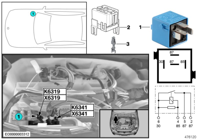 2012 BMW 335i Relay, Valvetronic Diagram 2