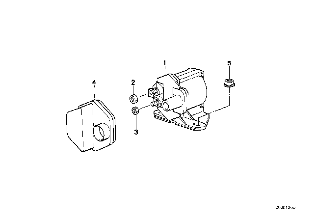 1991 BMW 735i Ring-Type Ignition Coil Diagram