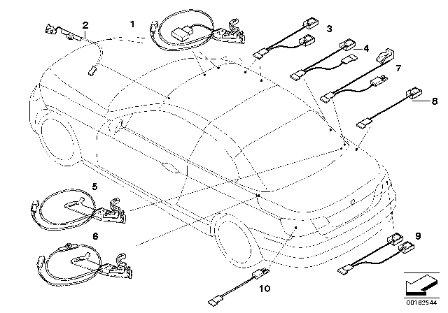 2010 BMW 328i Microswitch Diagram