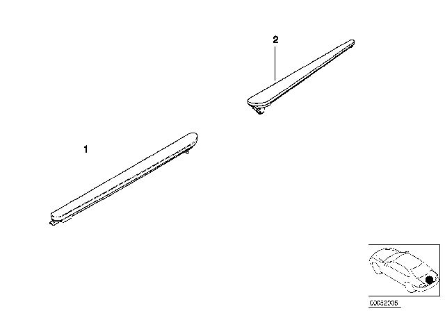 2006 BMW X5 Reflector Diagram