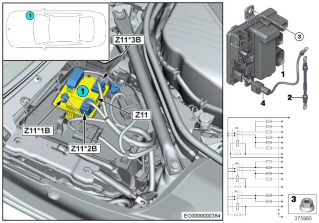 2017 BMW 650i Integrated Supply Module Diagram