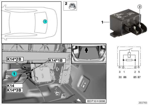 2015 BMW ActiveHybrid 7 Relay, Isolation, Hybrid Diagram