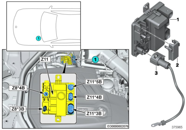 2015 BMW M235i Integrated Supply Module Diagram 2