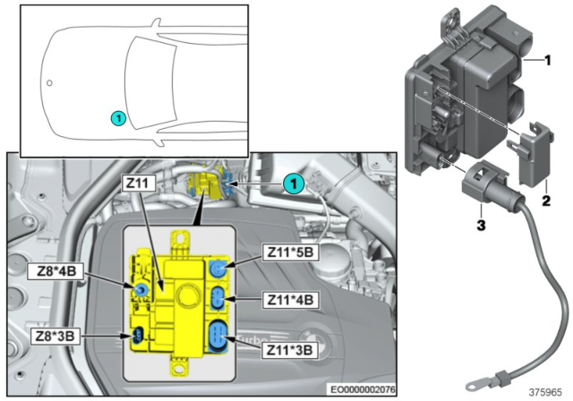 2019 BMW M2 Integrated Supply Module Diagram