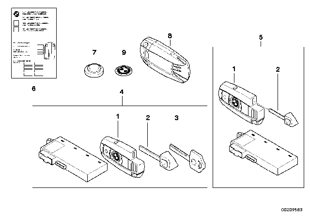 2008 BMW 128i Radio Remote Control Diagram