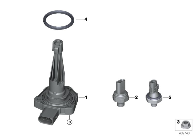 2020 BMW 440i Sensor System, Engine Diagram