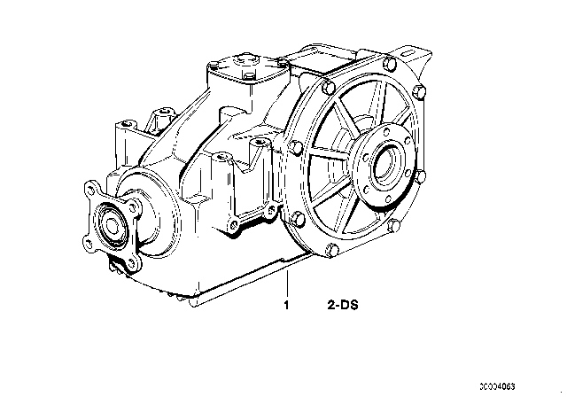 1978 BMW 633CSi Rear-Axle-Drive Diagram 1