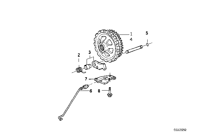 1997 BMW 540i Parking Lock (A5S560Z) Diagram