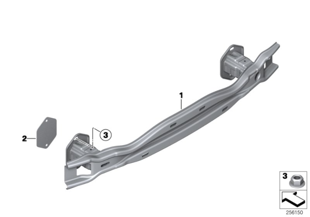 2015 BMW 328i xDrive Carrier, Rear Diagram