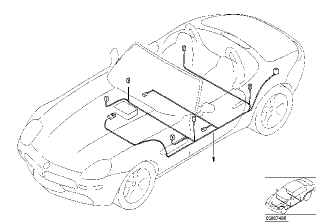 2003 BMW Z8 Audio Wiring Harness Diagram