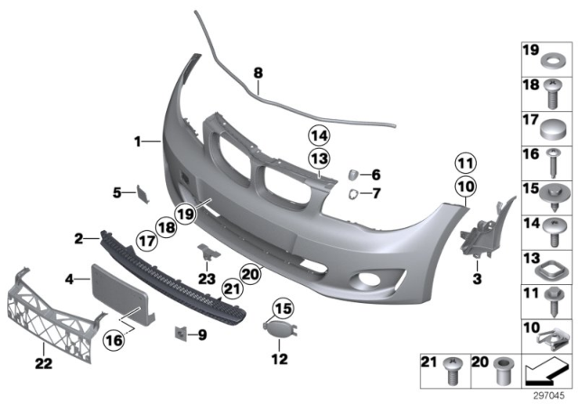 2012 BMW 128i Air Duct, Side Left Diagram for 51747263126