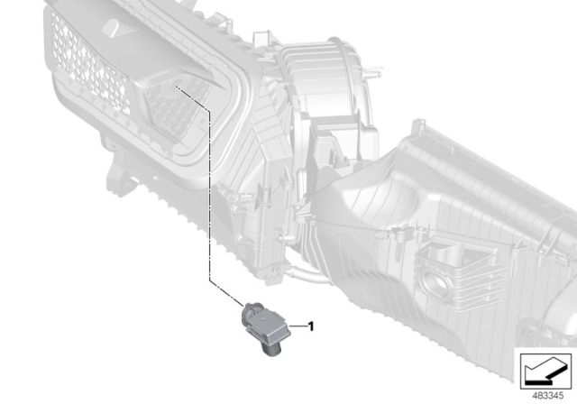 2019 BMW X3 Sensor F. Auc Diagram