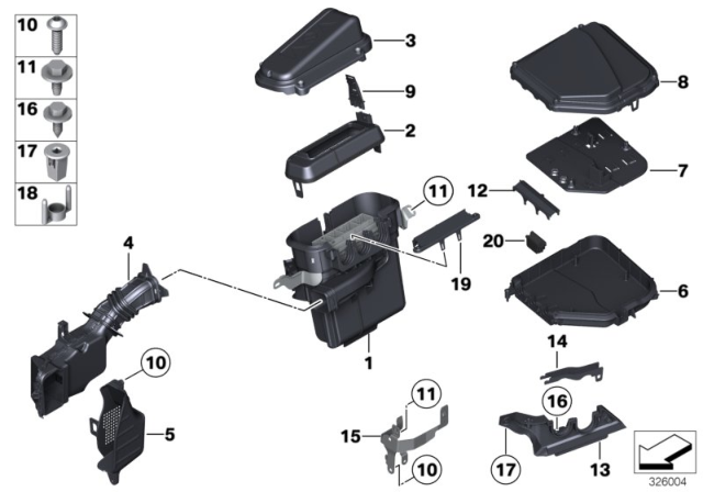 2012 BMW M6 Control Unit Box Diagram