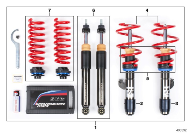 2017 BMW M2 Rear Shock Absorber Diagram for 31302448591