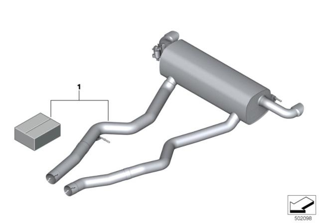 2020 BMW M340i M Performance Parts Diagram 2