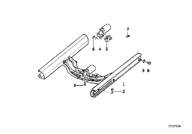 1994 BMW 840Ci BMW Sports Seat Rail Electrical Diagram