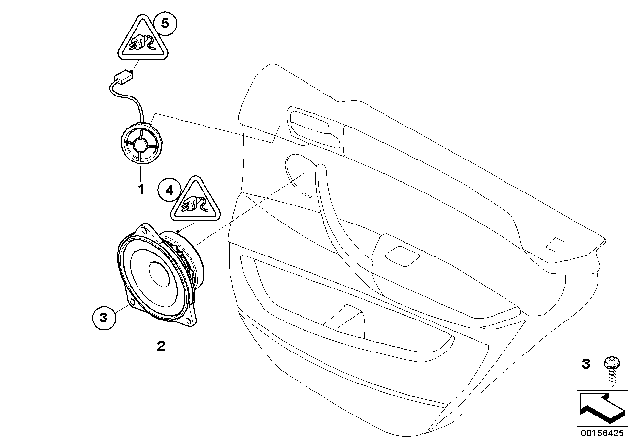 2013 BMW X5 Individual Audio System Diagram 3