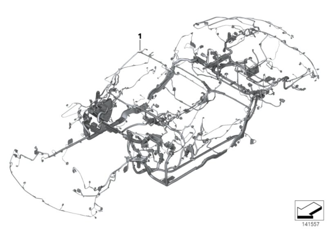 2008 BMW 328xi Main Wiring Harness Diagram 1