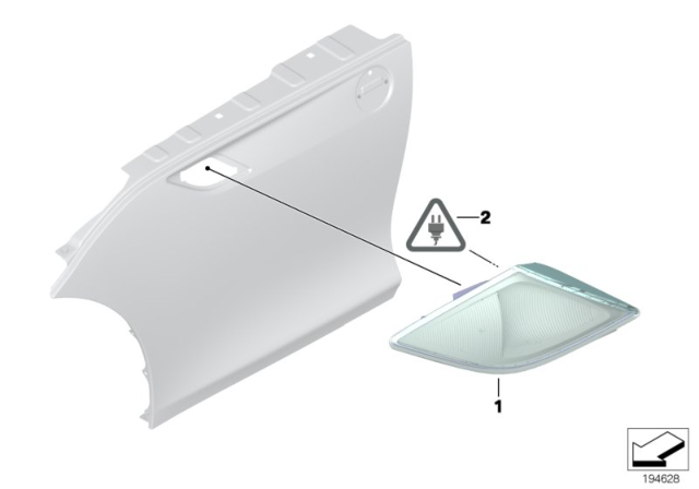 2014 BMW Z4 Indicators Front / Side Diagram