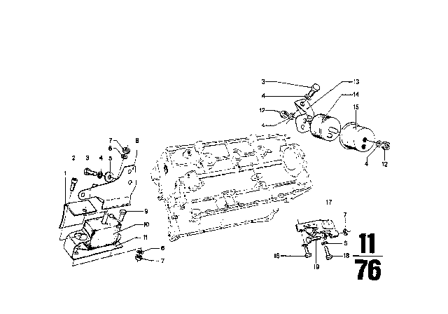 1970 BMW 1602 Engine Suspension Diagram