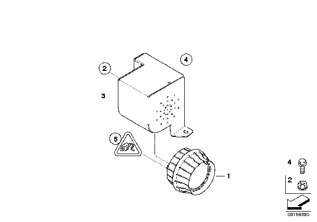 2012 BMW X5 Alarm System Diagram