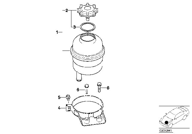 2004 BMW X5 Oil Carrier / Single Parts Diagram