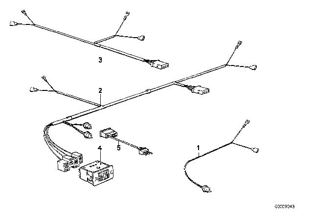 1985 BMW 524td Radio Diagram