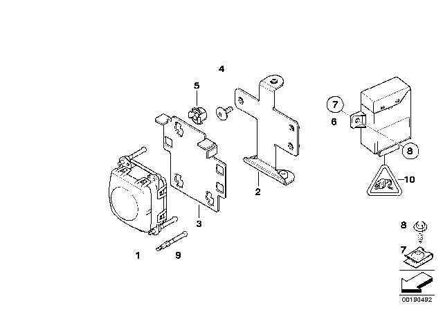 2009 BMW 328i xDrive Acc-Sensor Diagram