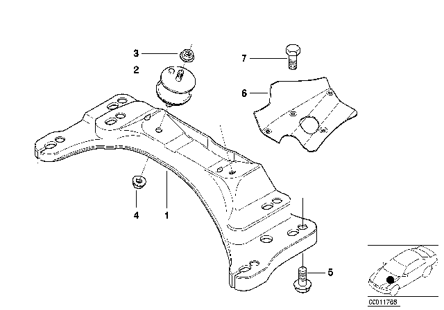 2004 BMW Z4 Transmission Suspension Diagram