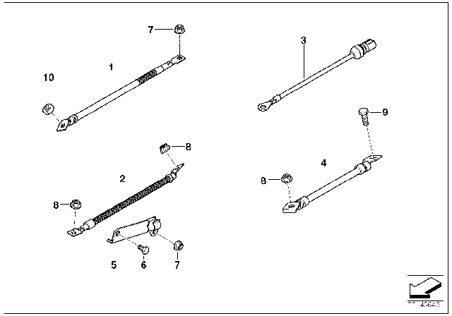 2010 BMW X5 Cable Starter Diagram