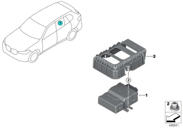 2019 BMW X5 Control Unit For Fuel Pump Diagram