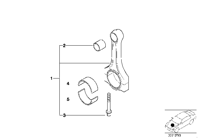 2004 BMW 325i Crankshaft Connecting Rod Diagram