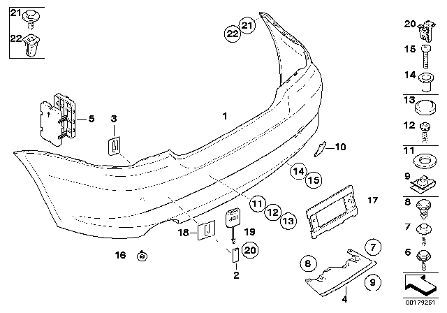 2009 BMW 128i Trim Panel, Rear Diagram