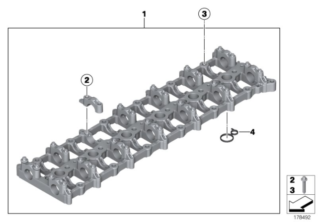 2015 BMW X5 Cylinder Head / Intermediate Housing Diagram