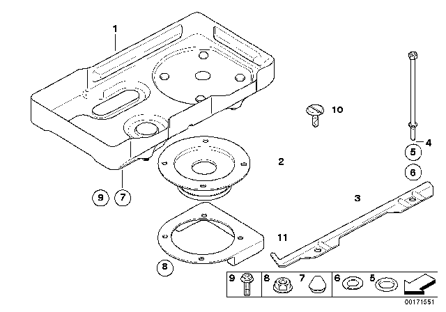 2008 BMW M3 Vibration Damper Diagram